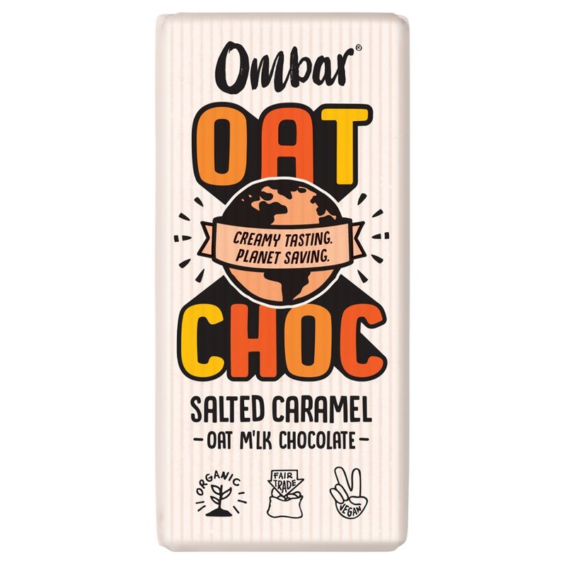 Ombar Ombar Oat Choc Salted Caramel Bio Rohschokolade 70g - Produktbild