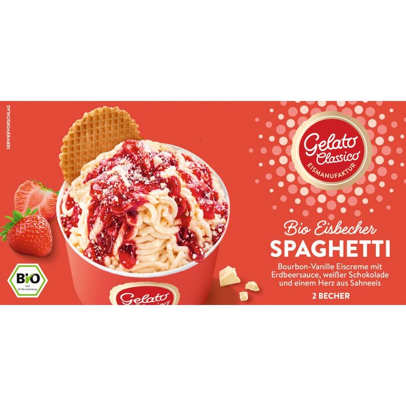 Gelato Classico Eismanufaktur Gelato Classico Bio-Spaghetti Eis - Produktbild