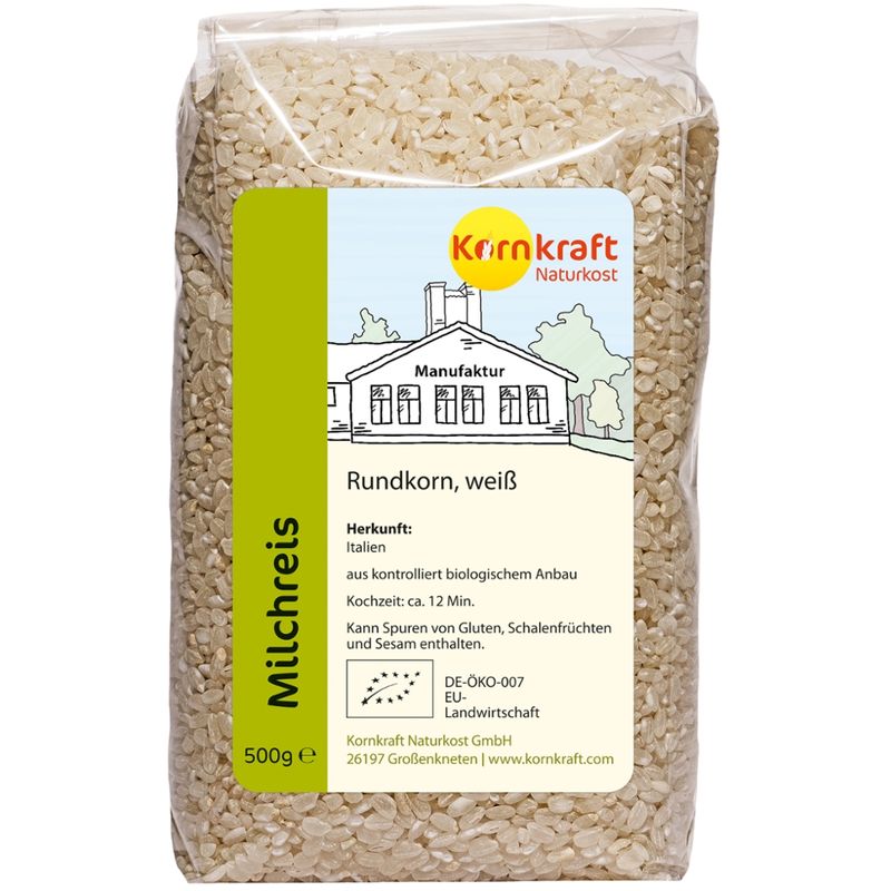 Kornkraft Milchreis Rundkorn weiß - Produktbild