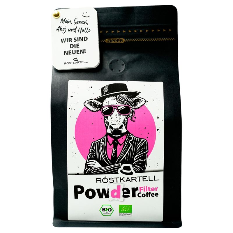 Röstkartell Powder Coffee 500g - Filterkaffee gemahlen DE-ÖKO-006 - Produktbild