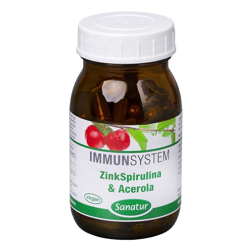 Sanatur ZinkSpirulina & Acerola 180 Kapseln - Produktbild