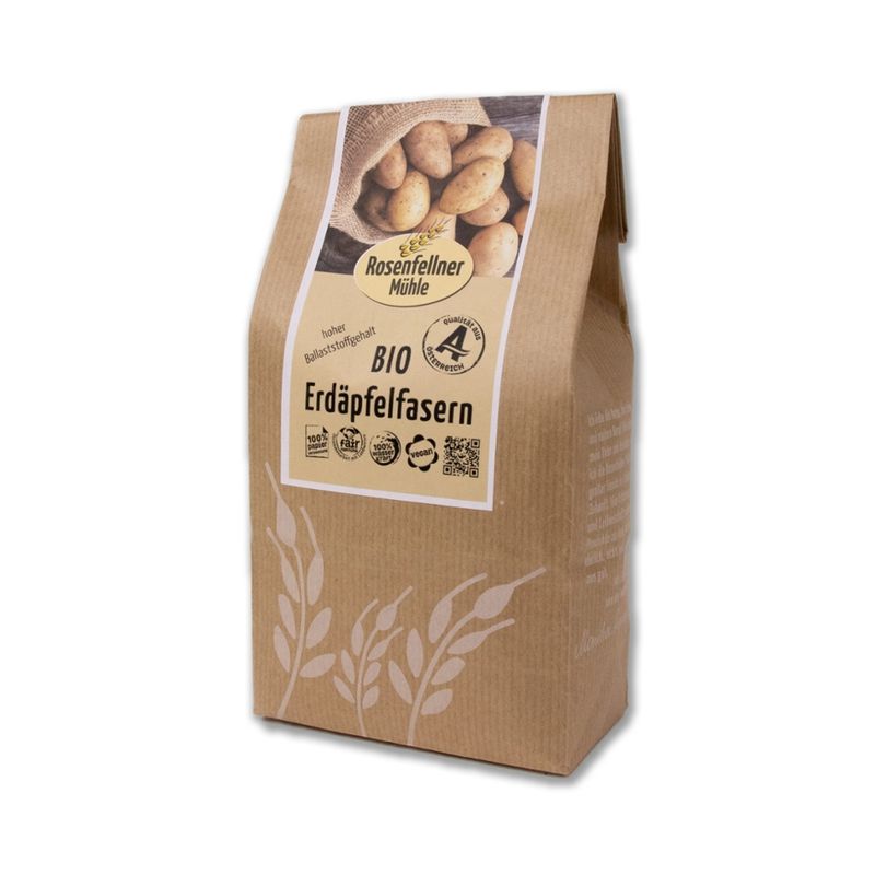 Rosenfellner Mühle & Naturkost Bio Erdäpfelfasern 250g 99% Ballaststoffe - Produktbild