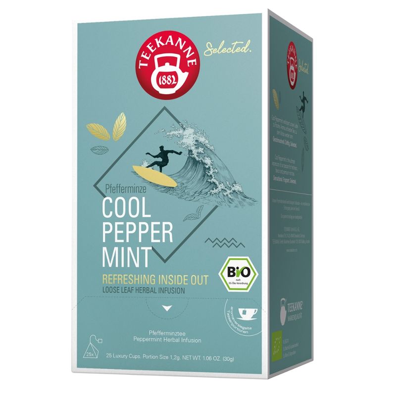 Teekanne Selected BIO Luxury Cup Cool Peppermint 8x25 - Produktbild