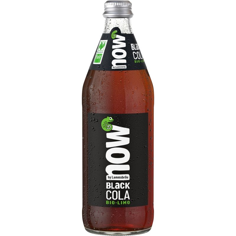 now now Bio Limo Black Cola 0,5l - Produktbild