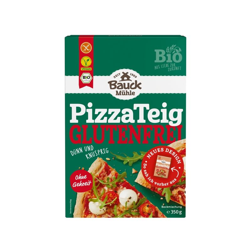 Bauck Mühle Pizzateig glutenfrei Bio - Produktbild