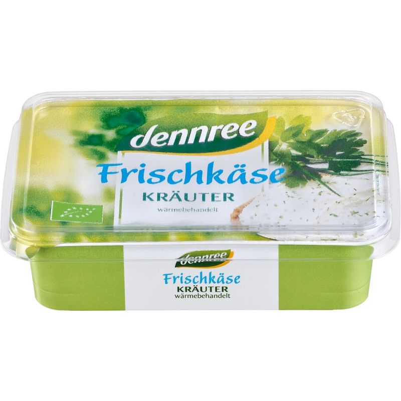 dennree Frischkäse Kräuter, wärmebehandelt - Produktbild