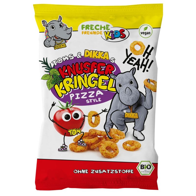 Freche Freunde FF Bio Toms & DIKKAs Knusper Kringel Pizza Style - Produktbild