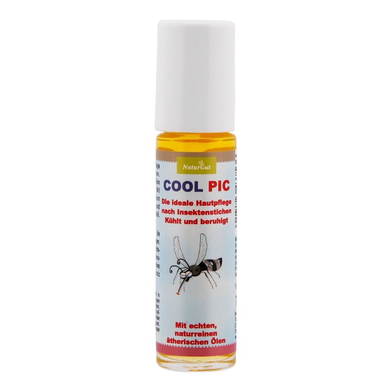 NaturGut Cool Pic Insektenstich Roll On ideale Hautpflege nach Insektenstichen 10ml kühlt und beruhigt - Produktbild