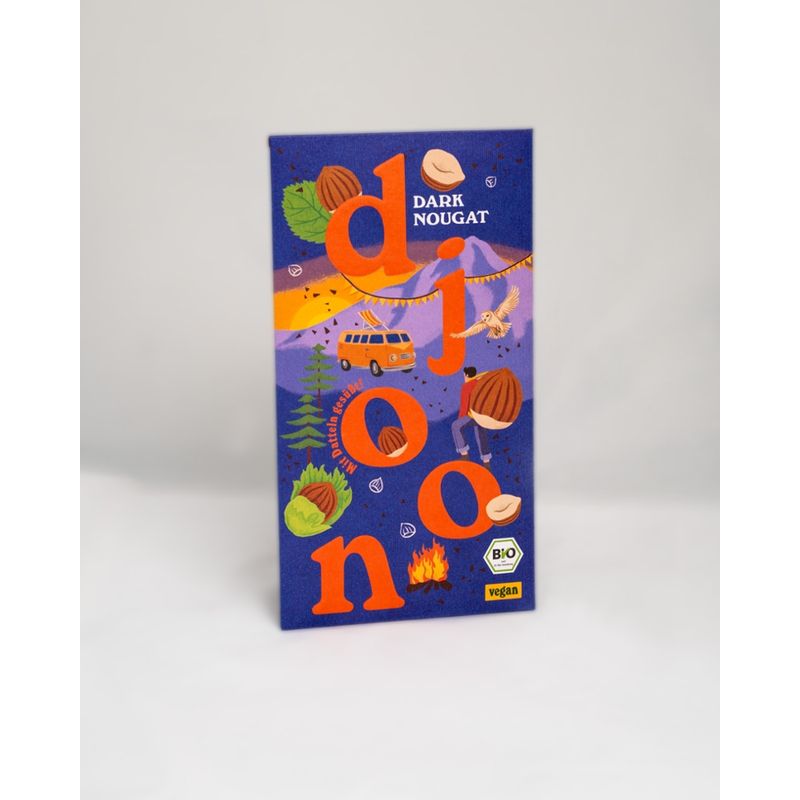djoon foods Dattelschokolade: Dark Nougat (Bio) - Produktbild