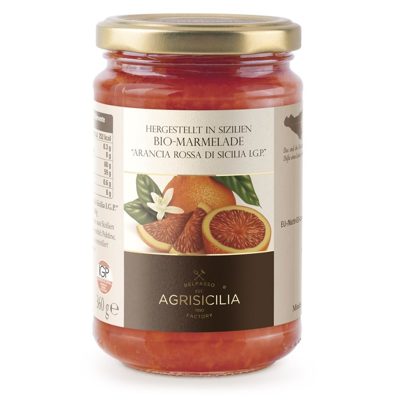 Agrisicilia Bio- Marmelade "Arancia Rossa di Sicilia I.G.P." - Produktbild