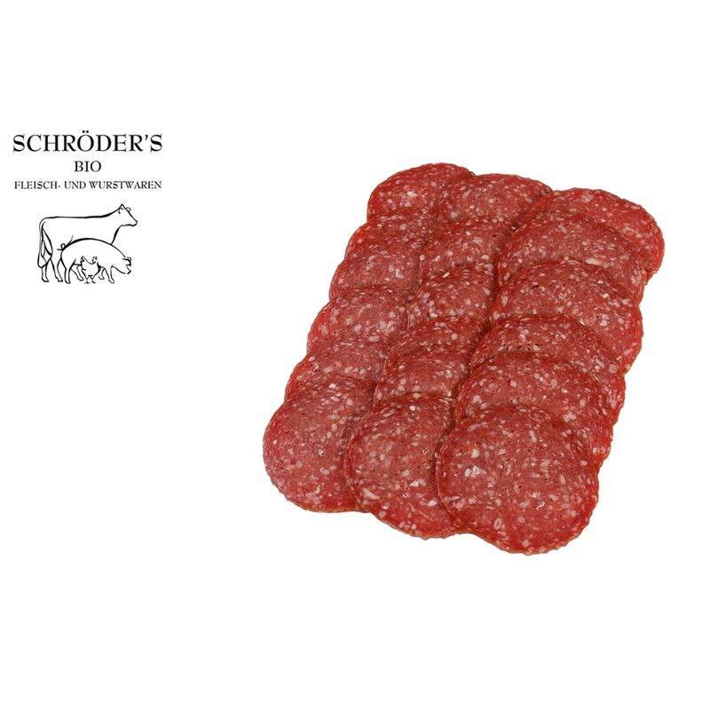 Schröder's Bio Fleisch- und Wurstwaren Lammmettwurst in Scheiben 80 g - Produktbild