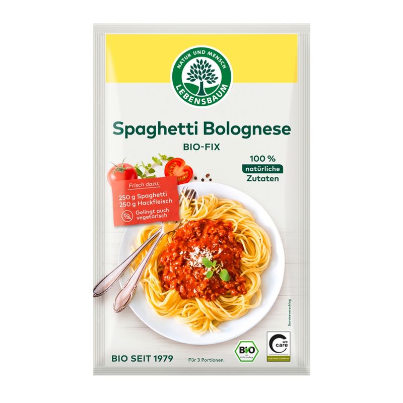 LEBENSBAUM Spaghetti Bolognese Bio fix - Produktbild
