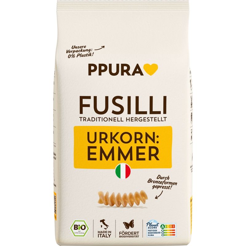 PPURA BIO Fusilli aus ital. Emmer - Produktbild