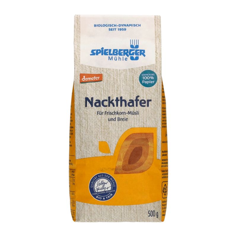 Spielberger Mühle Nackthafer, demeter - Produktbild