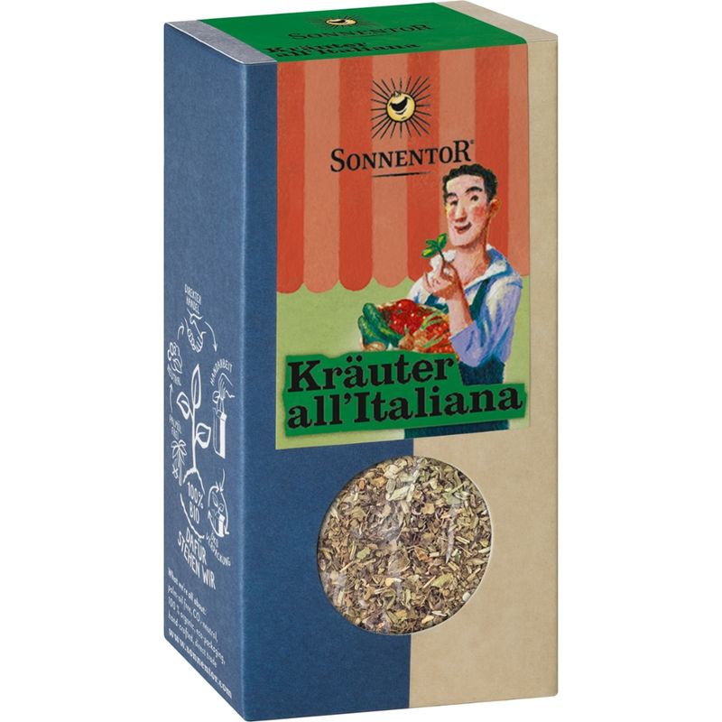 Sonnentor Kräuter all'Italiana geschnitten, Packung - Produktbild