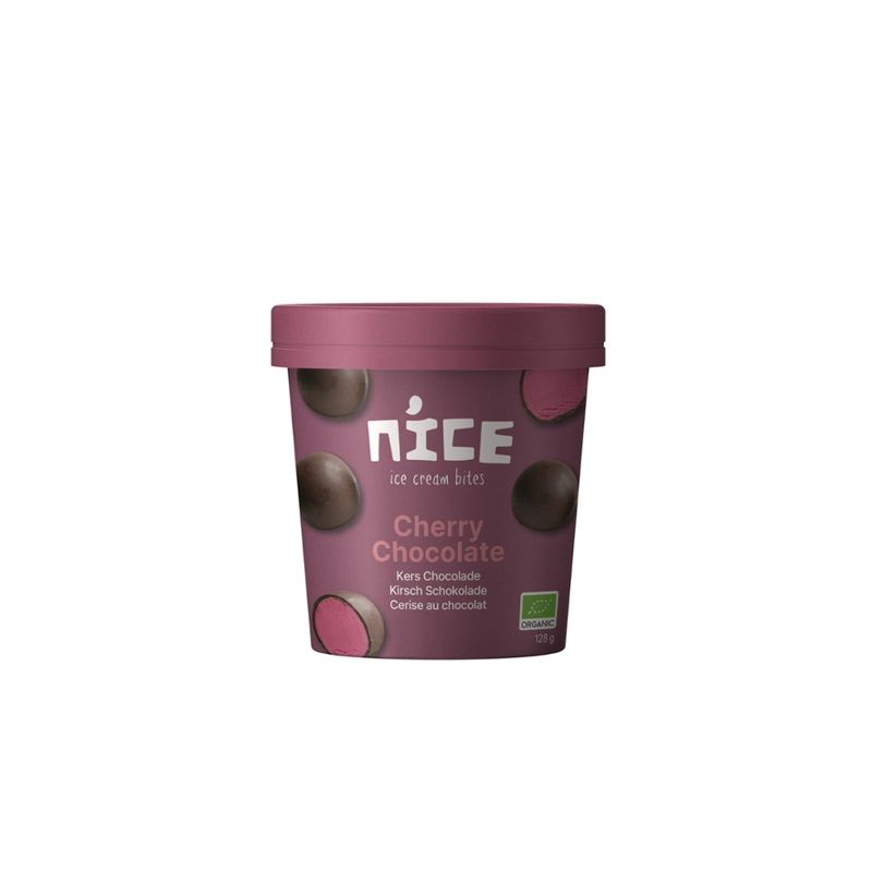 NICE Nice Bio Ice Cream Bites Kirsch Schokolade - Produktbild