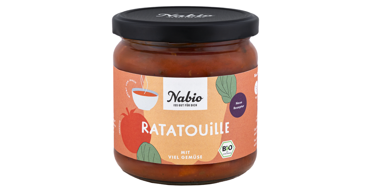 Nabio Eintopf im Glas Ratatouille mit viel Gemüse | bio123