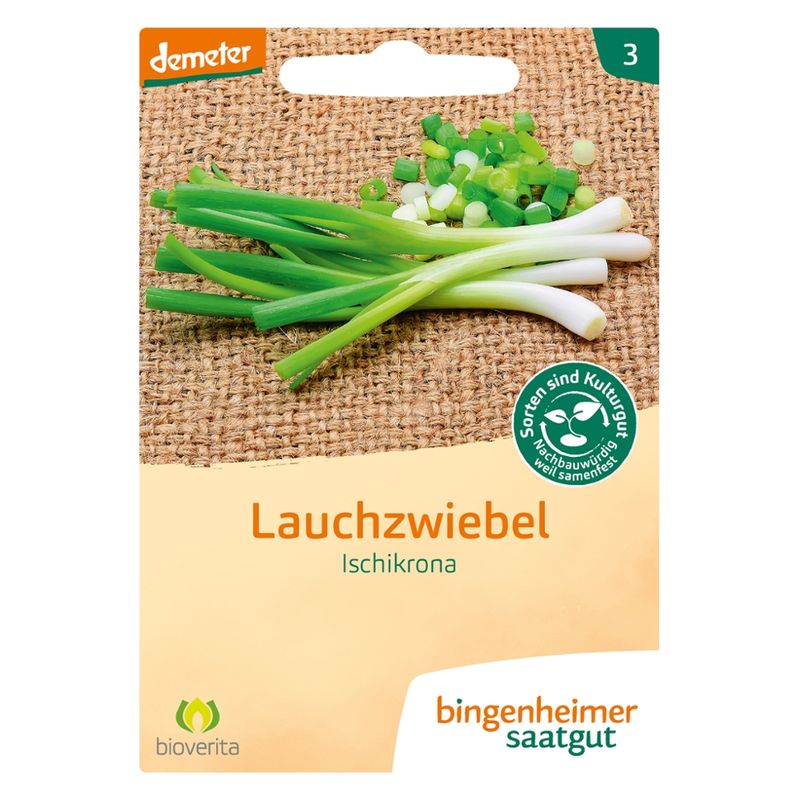 Bingenheimer Saatgut Ischikrona - Lauchzwiebel (Saatgut) - Produktbild