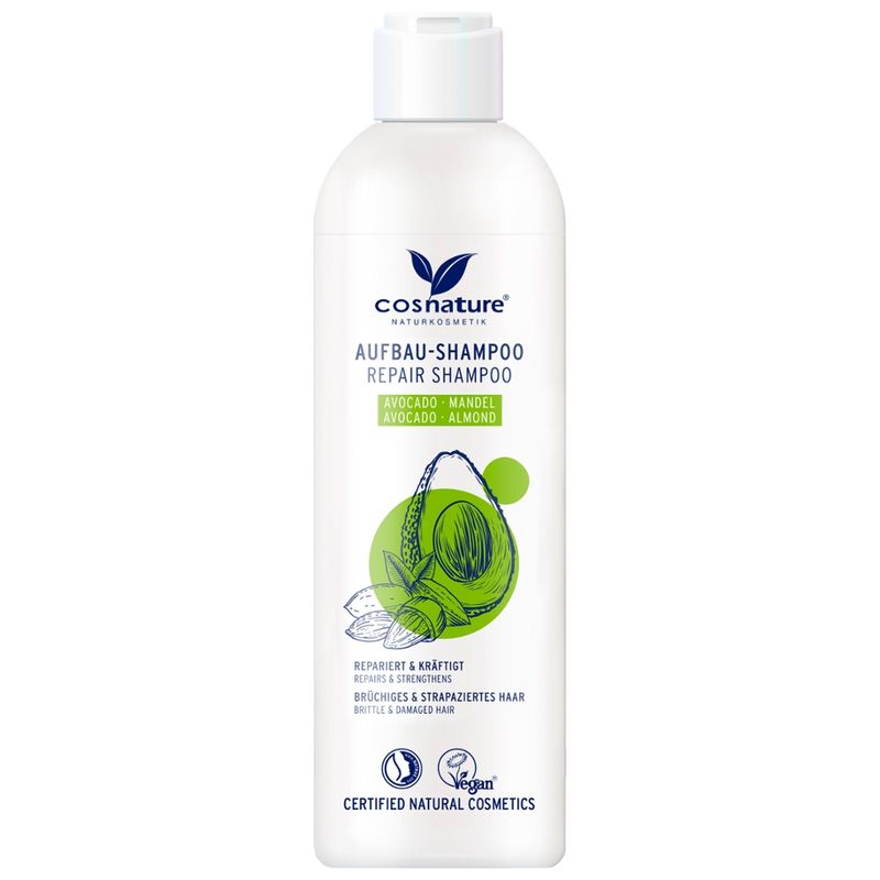 Cosnature  Aufbau-Shampoo Avocado & Mandel 250 ml - Produktbild