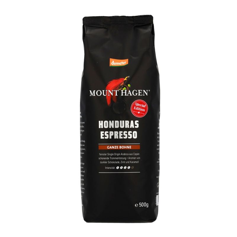 Mount Hagen Demeter Espresso  Honduras, ganze Bohne - Produktbild