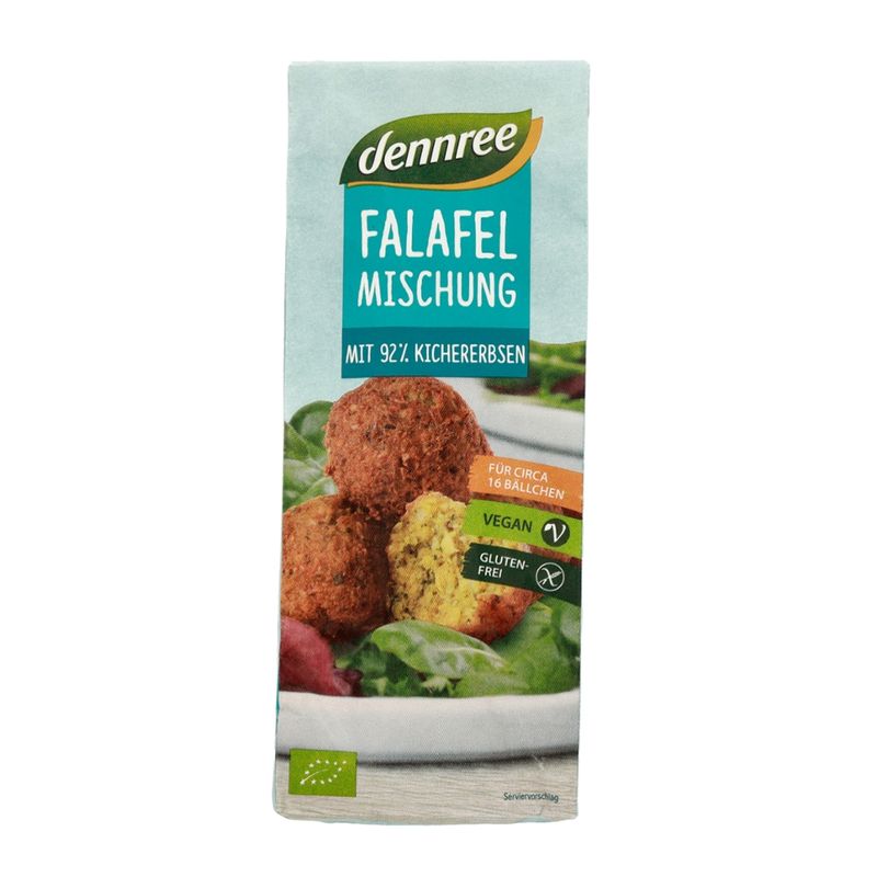 dennree Falafelmischung aus Kichererbsen glutenfrei - Produktbild