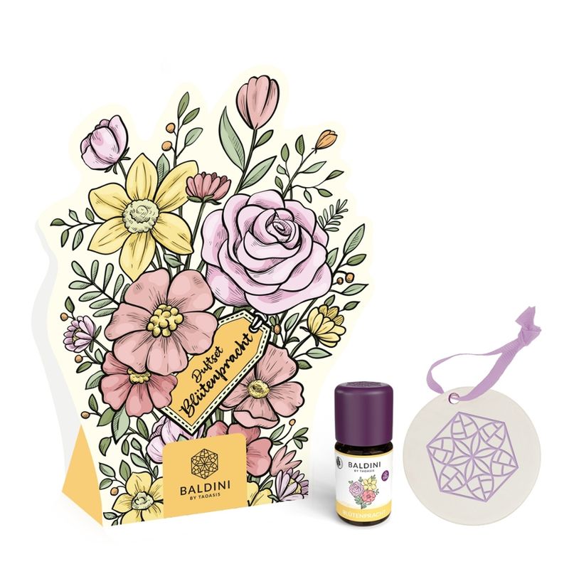 Baldini Baldini Duftset Blumenstrauß mit Baldini Duftkompo. Blütenpracht 5ml - Produktbild
