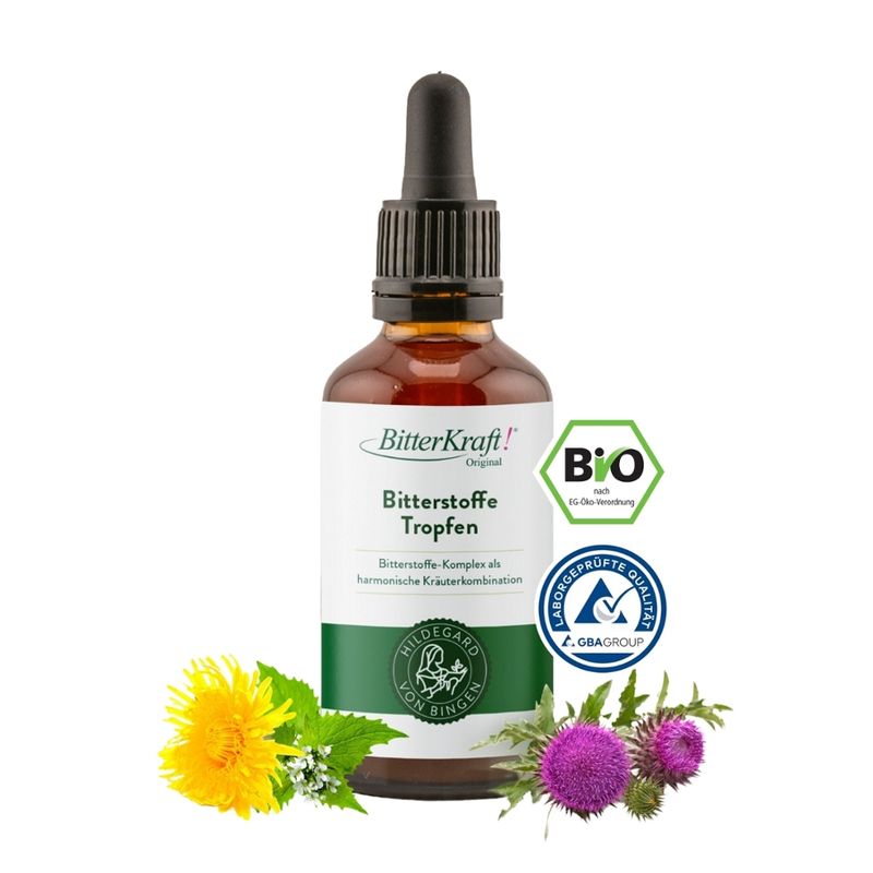 Bitterkraft 50 ml BitterKraft!Original (BIO) Kräuterbitter mit Pipette - Produktbild