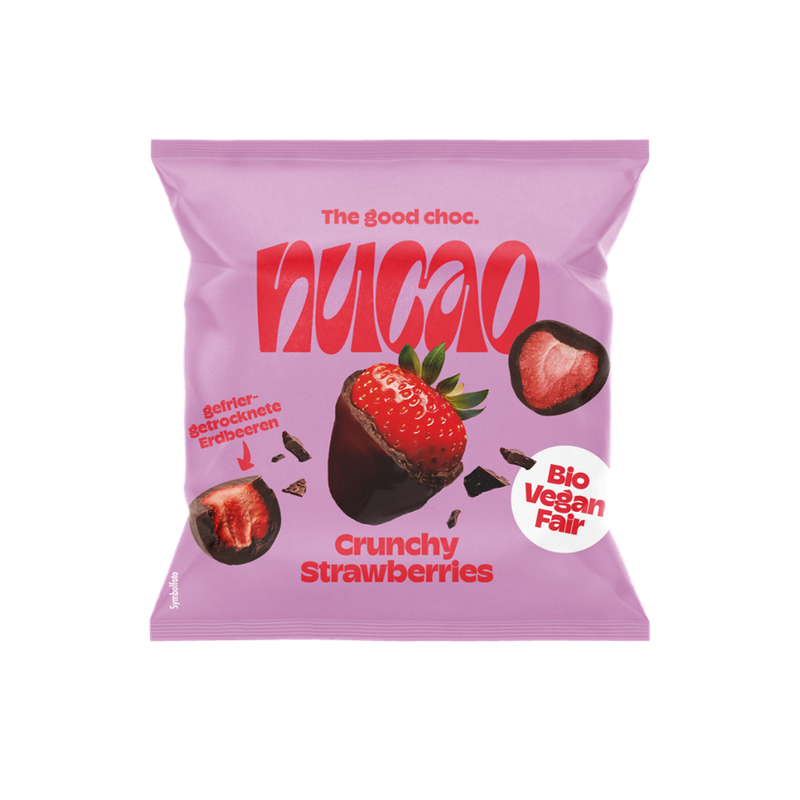 nucao nucao fruits Crunchy Strawberries (organic) - DE - Produktbild