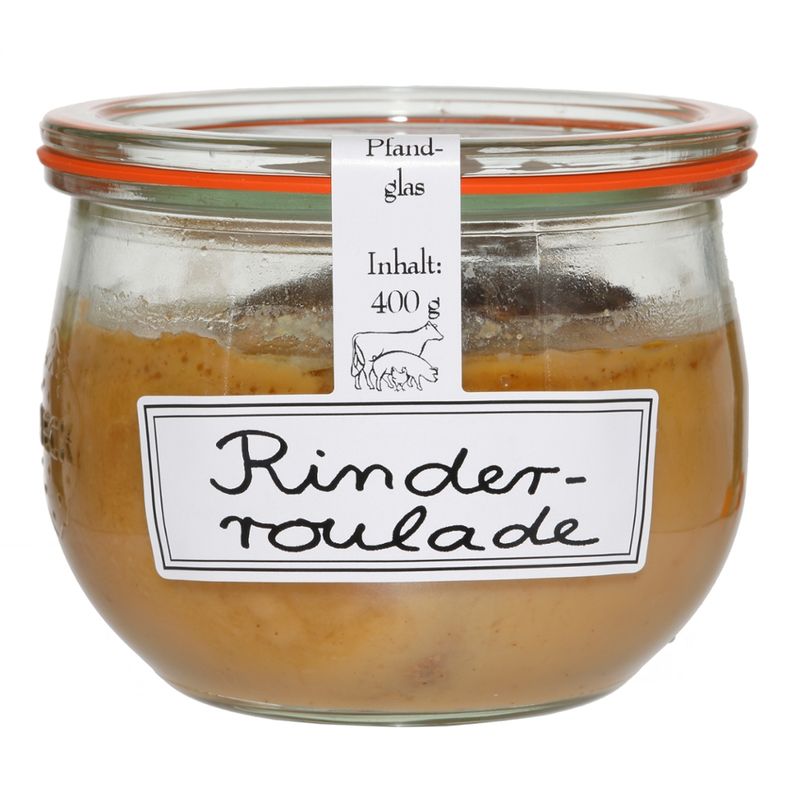 Schröder's Bio Fleisch- und Wurstwaren Rinderroulade in Soße im Glas - Produktbild