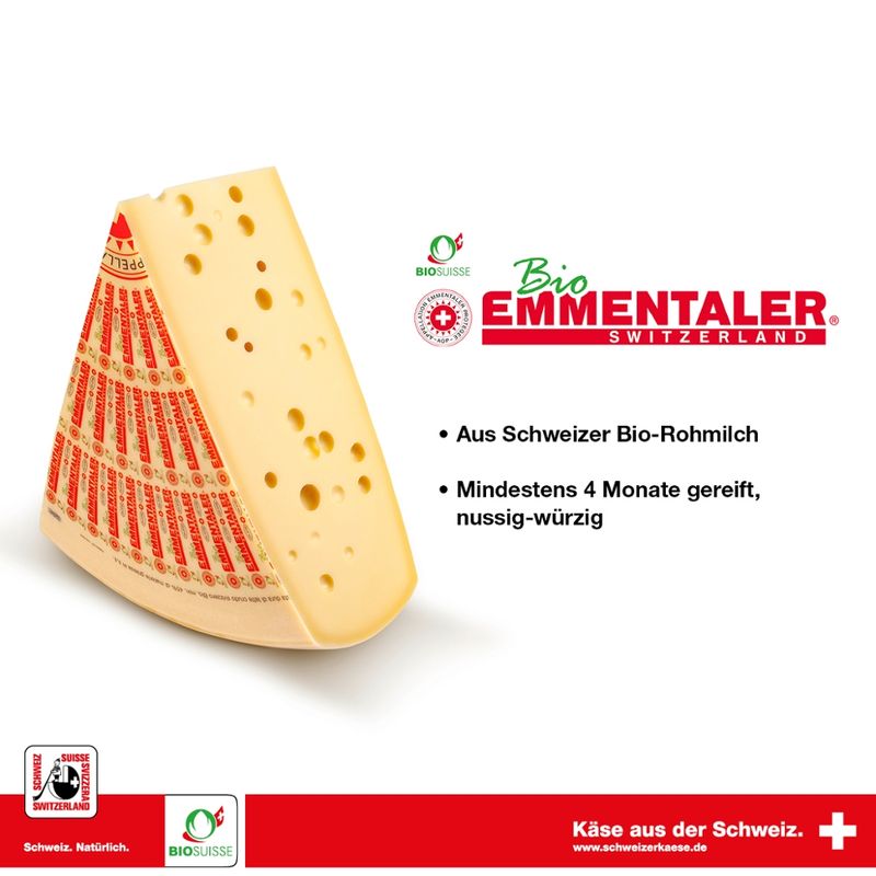 Lustenberger & Dürst SA (Le Superbe) Le Superbe BIO Emmentaler AOP King 2x3kg - Produktbild