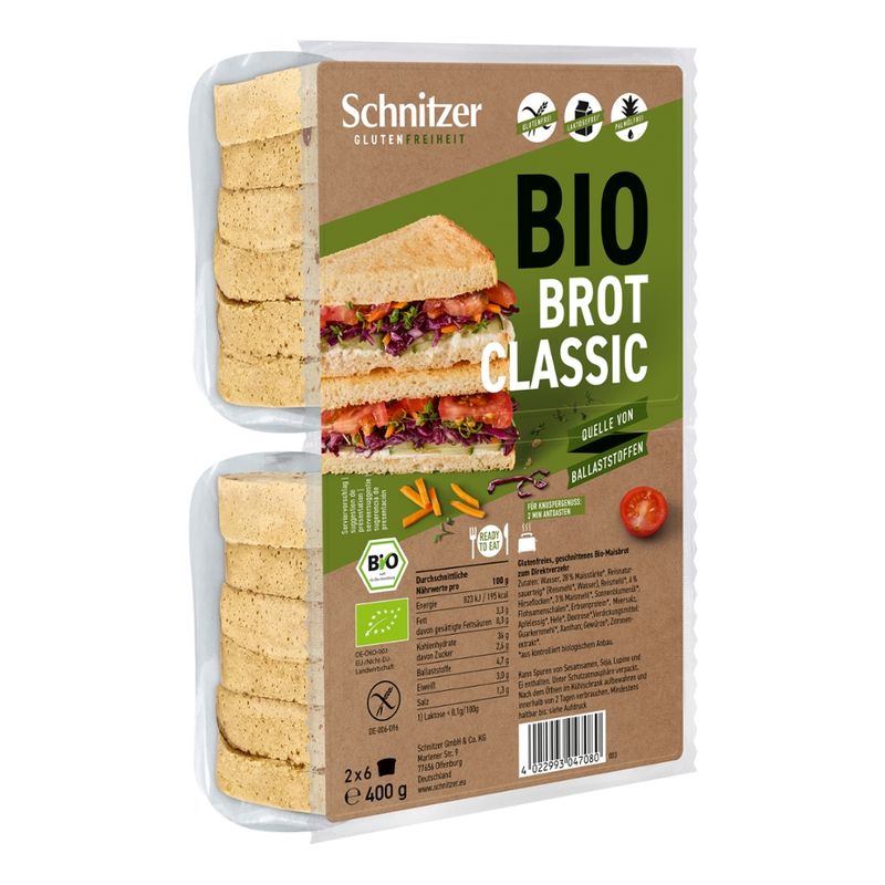 Schnitzer GLUTENFREIHEIT Bio Brot Classic - Produktbild