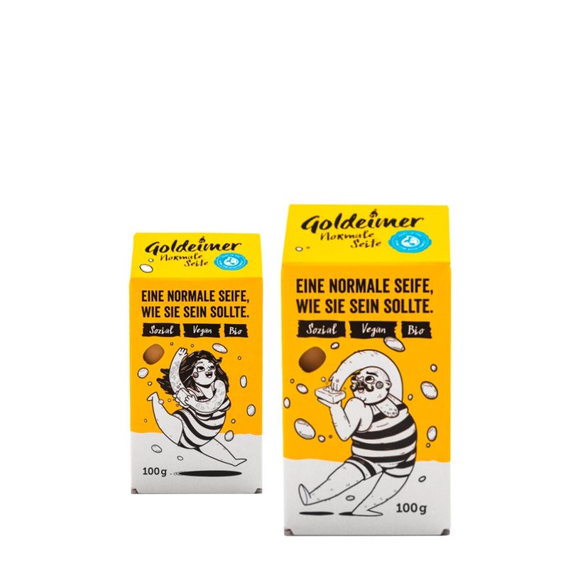 Goldeimer - soziale Seife  Goldeimer Normale Seife - Produktbild