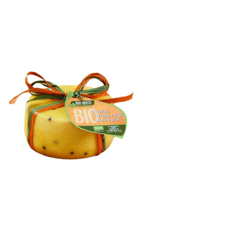 BUSTI FORMAGGI Pecorino Bio mit Kurkuma und Pfeffer - Produktbild