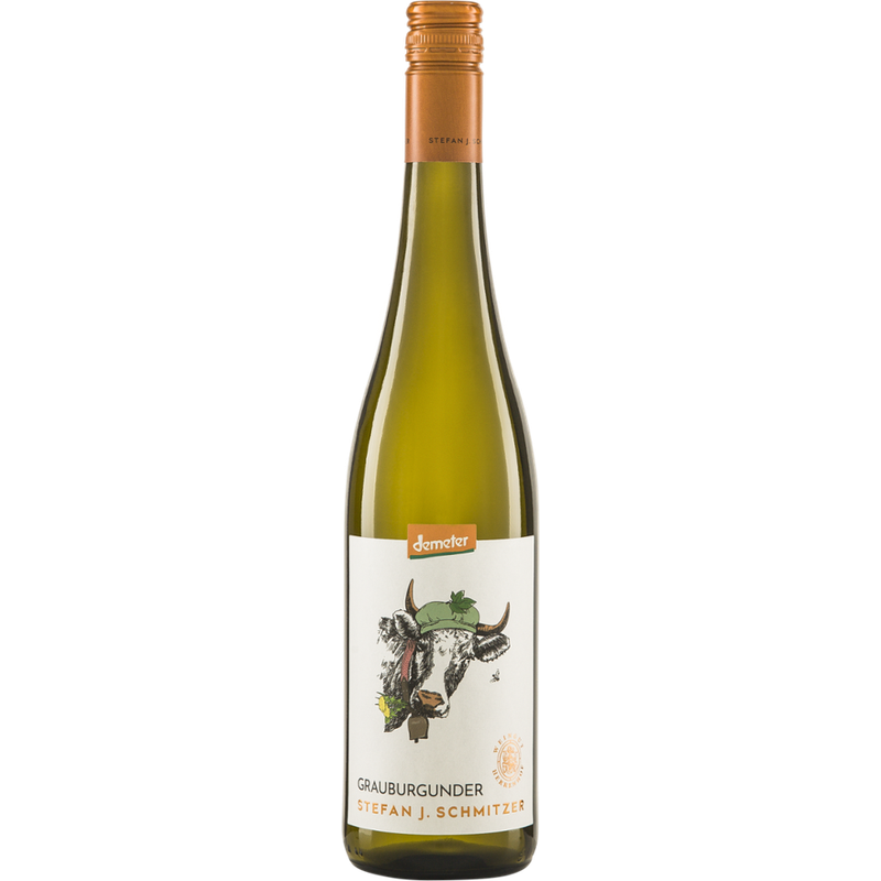 Riegel Erzeugermarken STEFAN J. SCHMITZER Grauburgunder QW Pfalz Demeter  Herrenhof - Produktbild