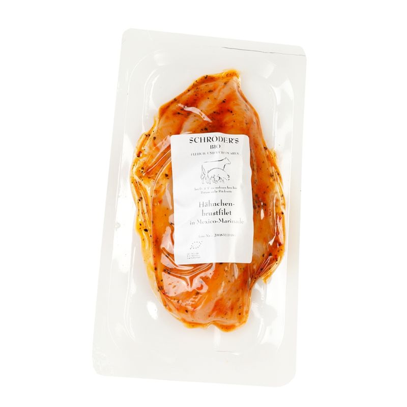Schröder's Bio Fleisch- und Wurstwaren Hähnchenbrustfilet Mexiko 1x200 g - Produktbild