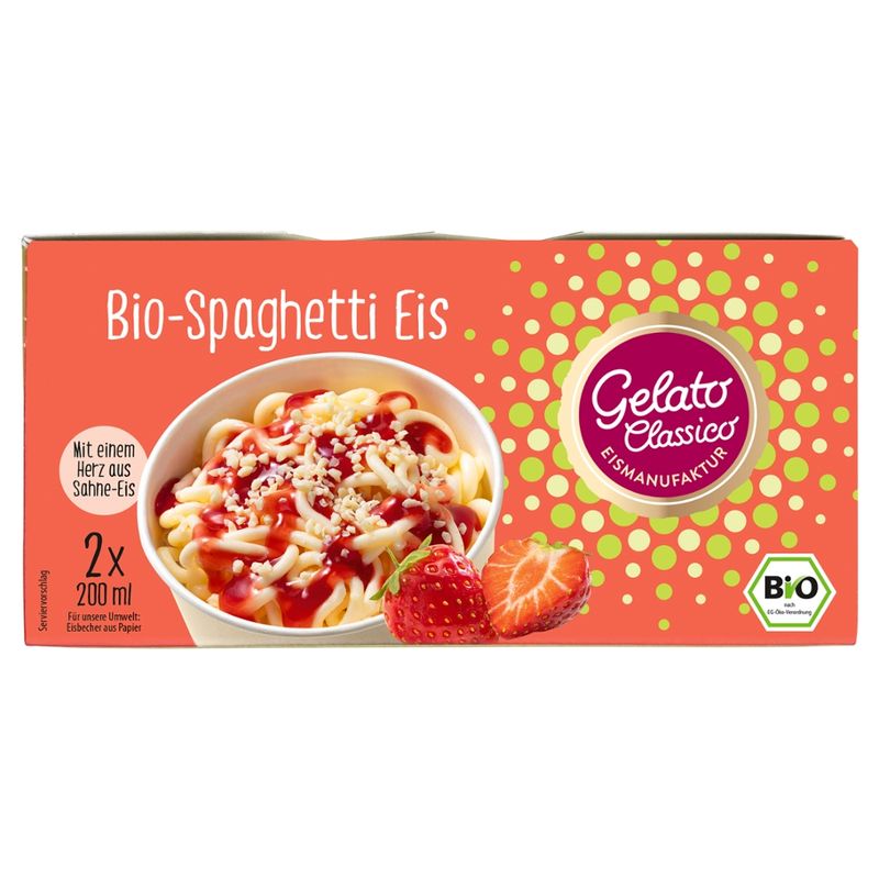 Gelato Classico Eismanufaktur Gelato Classico Bio-Spaghetti Eis - Produktbild