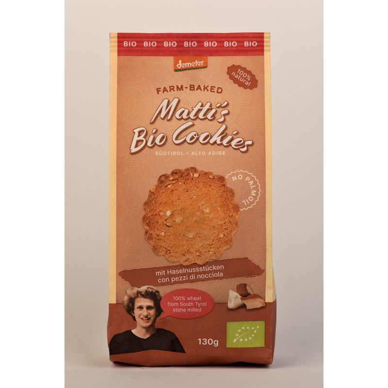 Bernhard Feichter Matti´s Bio Cookie mit Haselnussstücken - Produktbild