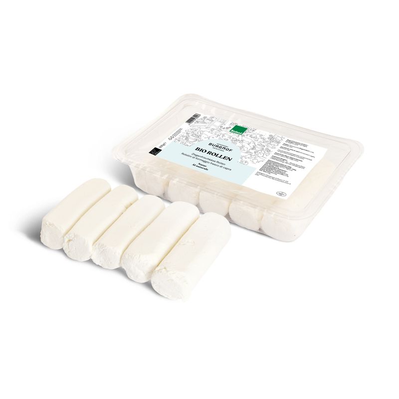 Hofkäserei Burghof  Ziegenfrischkäse Rollen Natur - Produktbild