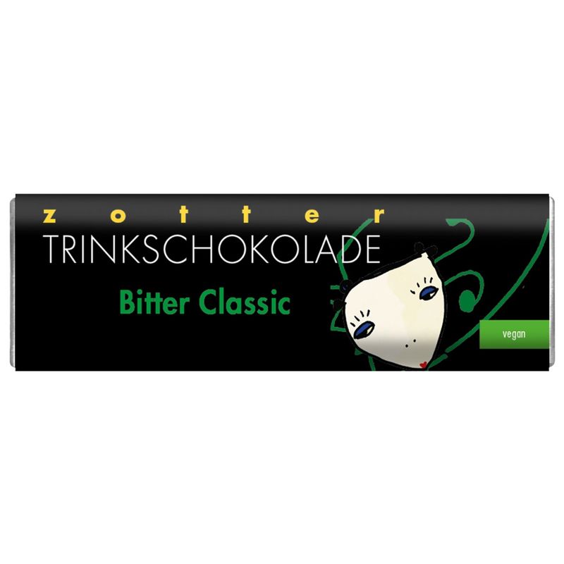 Zotter Schokolade Trinkschokolade – BitterClassic - vegan - Produktbild