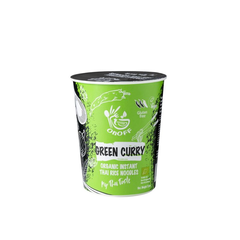 ONOFF spices Organic Instant Noodle Soup Green Curry - Produktbild