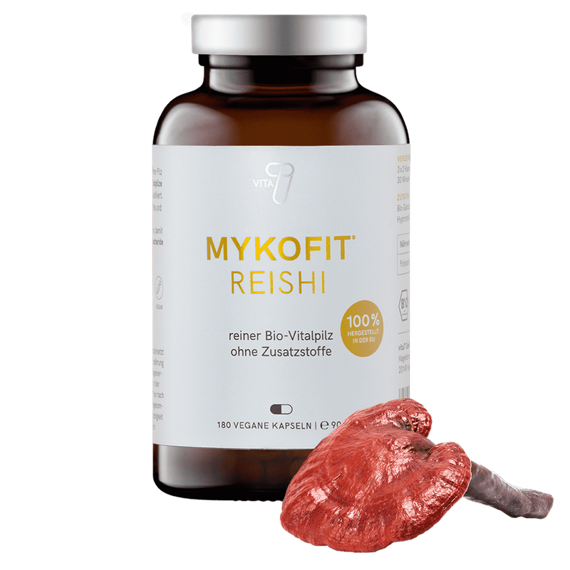 vita7 vita7 MYKOFIT Bio REishi, 180 Kapseln, pro Packung (90g) - Produktbild