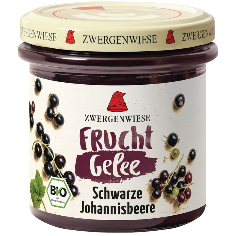 Zwergenwiese FruchtGelee Schwarze Johannisbeere - Produktbild