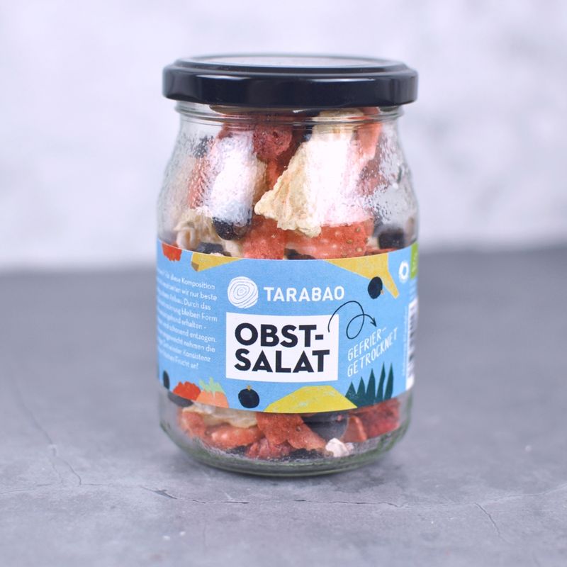 TARABAO Obstsalat Mischung aus gefriergetrockneten Früchten - Produktbild