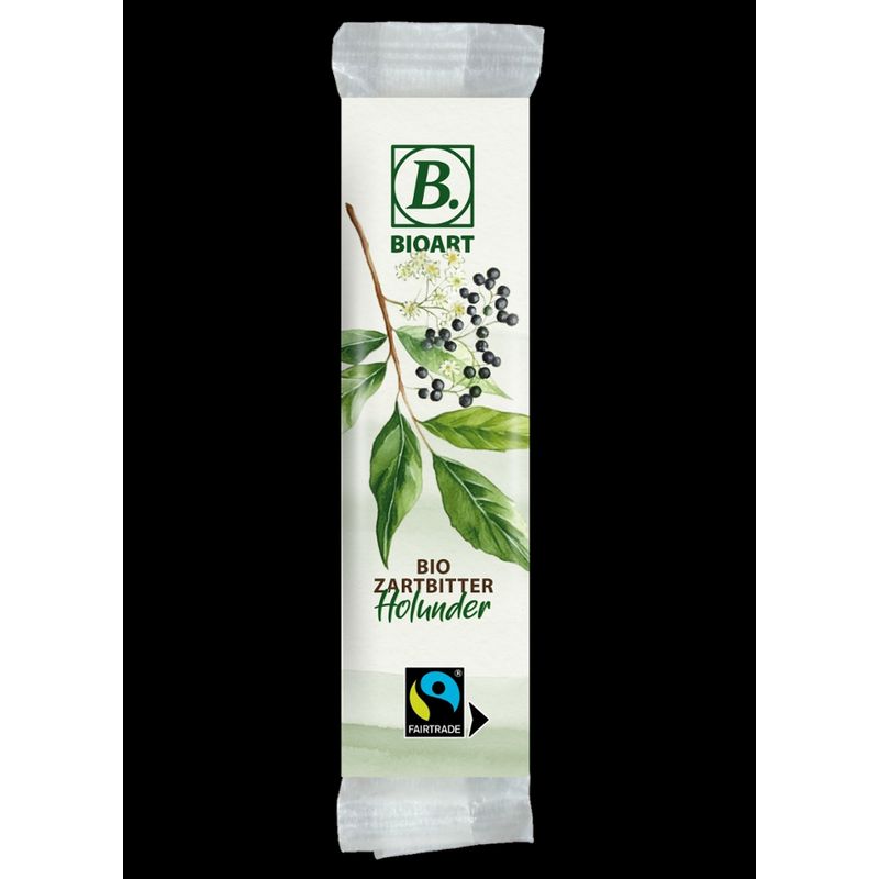 BioArt AG B. Schoko-Riegel Zartbitter Cranberry Honig 30g bio, FT-Cert. - Produktbild