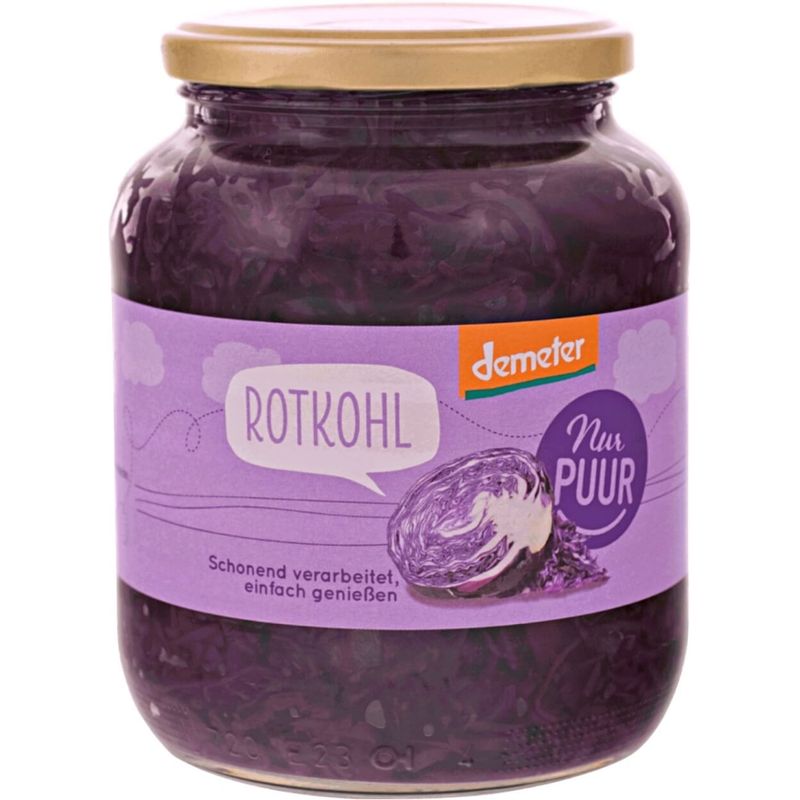 Nur Puur Rotkohl Demeter - Produktbild