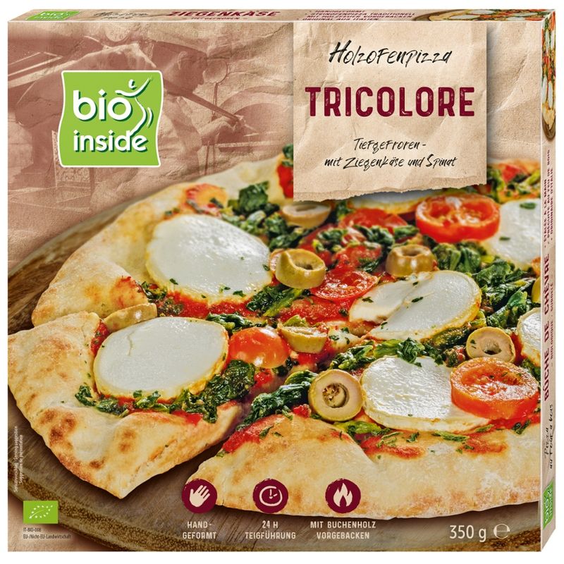 bio inside Holzofenpizza Tricolore - Produktbild