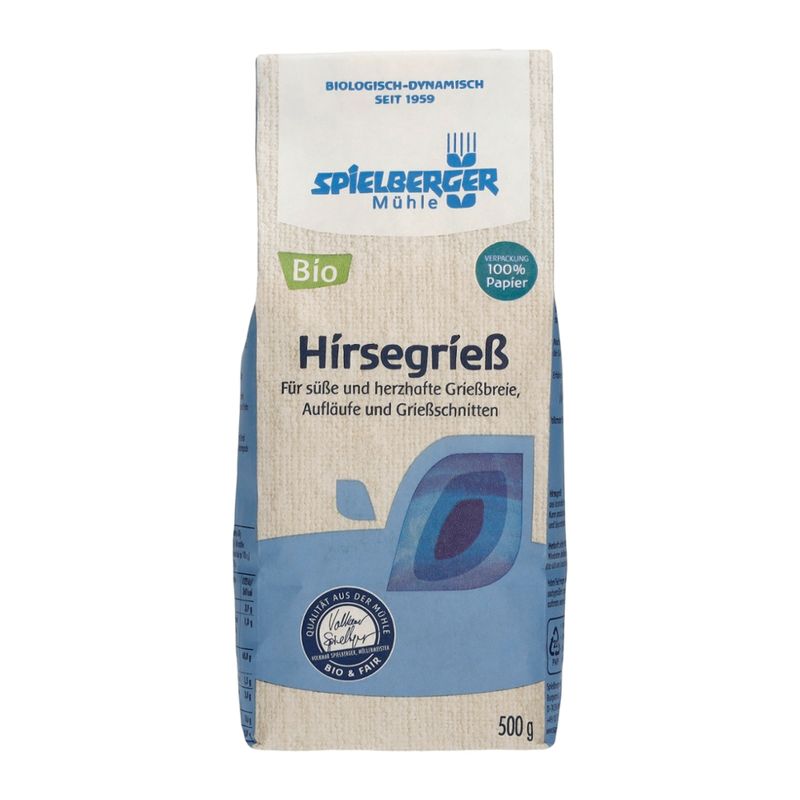Spielberger Mühle Hirsegrieß, kbA - Produktbild