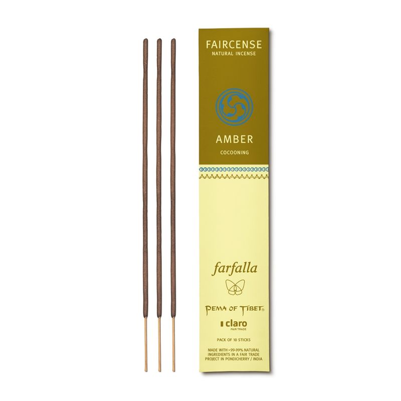 farfalla Amber / Cocooning, Faircense Räucherstäbchen - Produktbild