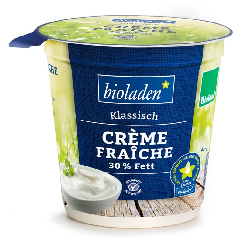bioladen Crème fraîche, 30% Fett im Becher - Produktbild