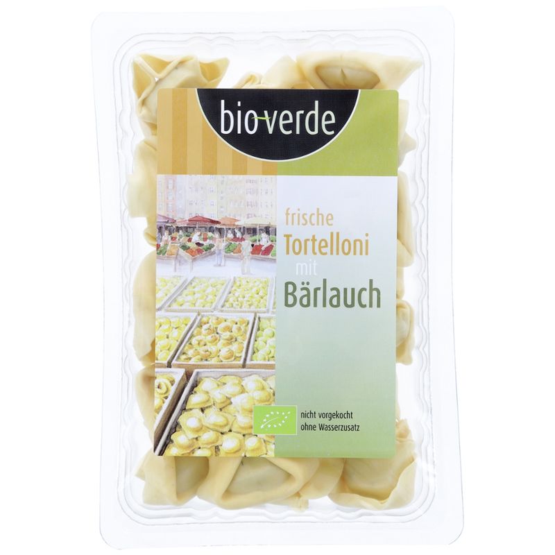 bio-verde Frische Tortelloni mit Bärlauch 250 g - Produktbild